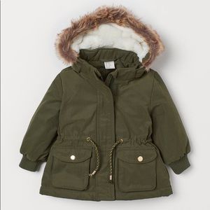 Padded Parka with Detachable Fur Hood